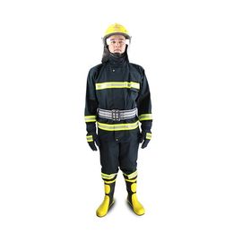 Sicherheits-Abnutzungs-Hitze-Beweis-Anzugs-Schwarz-Farbmittlere Stärke-spezieller Entwurf