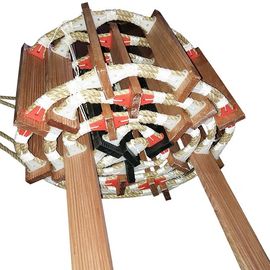 Sicheres Bruchfestigkeits-Holz der Schiffstau-Leiter-24Kn und Manila-Material