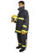 Verschiedene Größen-Schwarz-Feuerwehrmann-Anzugs-Marine-Blau-Farbe Nomex IIIA heraus überlagern