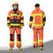 Orange Farbe Feuerwehrmann Uniform, hohe Haltbarkeit feuerfester Anzug